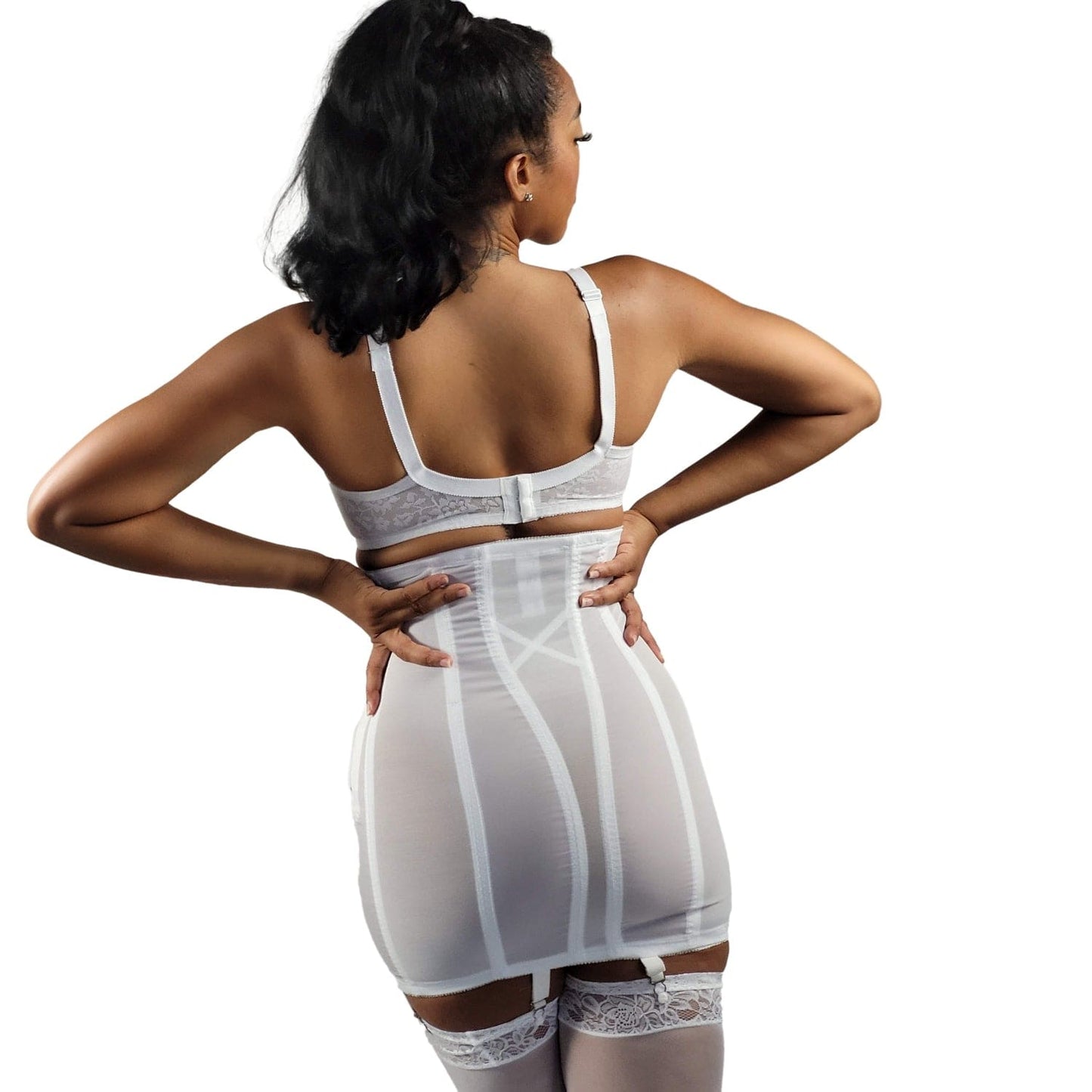 Style 1294 | Open Bottom Girdle Extra Firm Shaping | Zipper + Hook Closure | Sizes M–8X