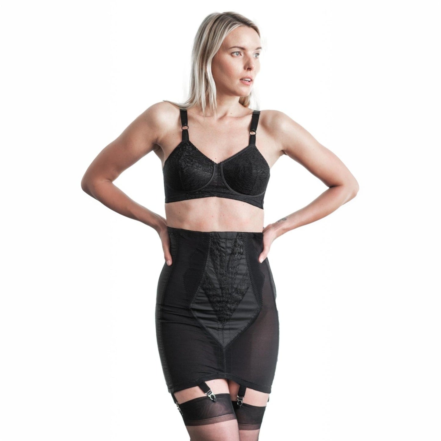Style 1294 | Open Bottom Girdle Extra Firm Shaping | Zipper + Hook Closure | Sizes M–8X