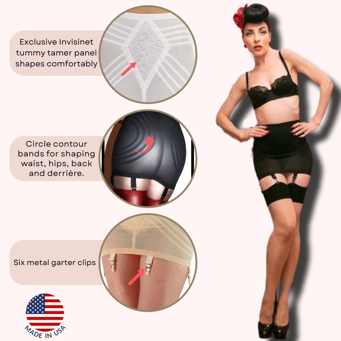 Style 1359 | Open Bottom Girdle Firm Shaping