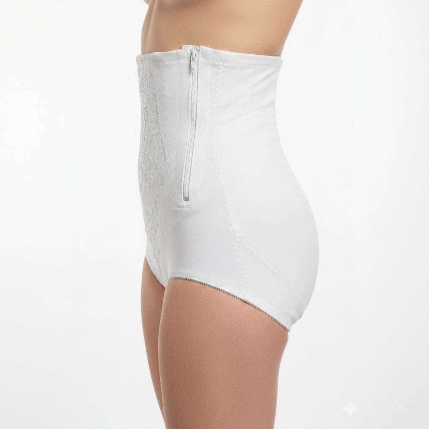 Style 4085 | High Waist Brief (Side Zipper)