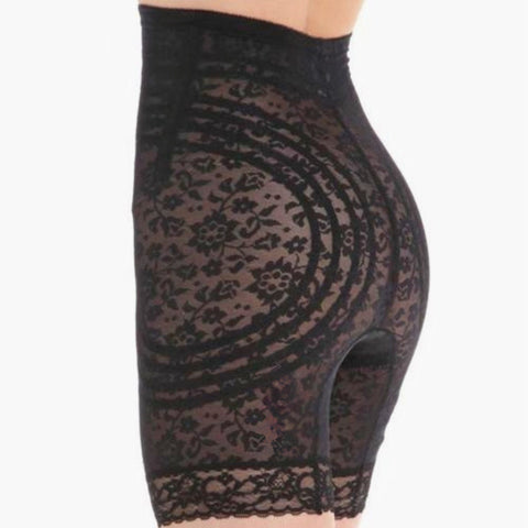Style 6207 |  No Roll High Waist Lace Thigh Slimmer with Extra Firm Support