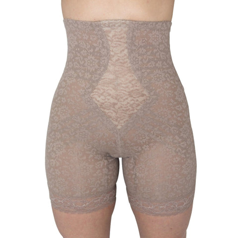 Style 6207 |  No Roll High Waist Lace Thigh Slimmer with Extra Firm Support
