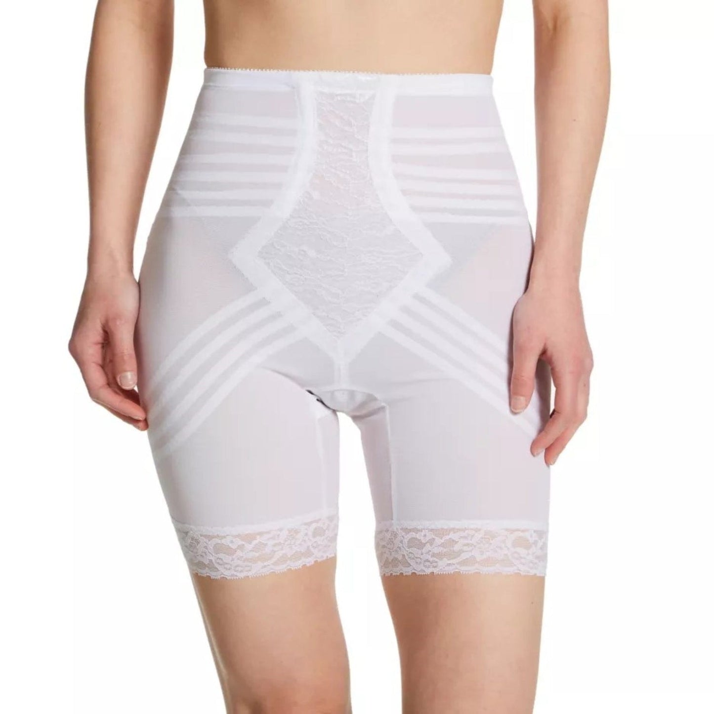 Style 6209 | Breathable High Waist Thigh Slimmer | No Roll Power Mesh Hourglass Shaper | Firm to Extra Firm Support