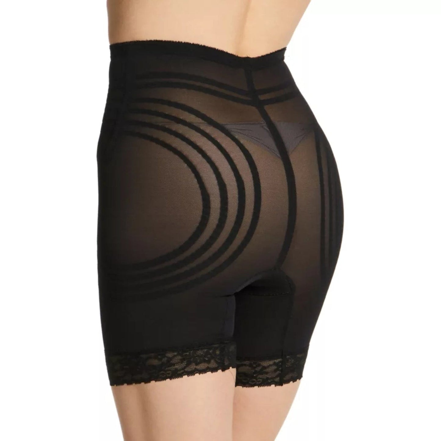 Style 6209 | Breathable High Waist Thigh Slimmer | No Roll Power Mesh Hourglass Shaper | Firm to Extra Firm Support