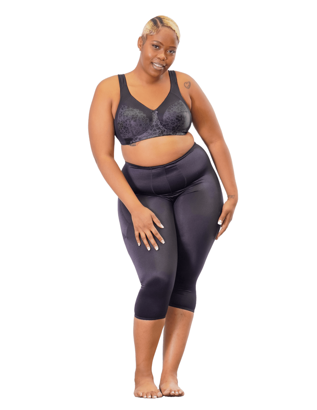 Style 920 | Capri Pant Liner Light Shaping | Satin 4-Way Stretch