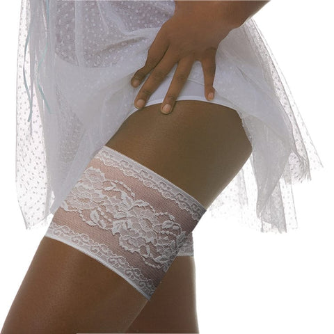 Peony Thigh Bands by Bandelettes® | White