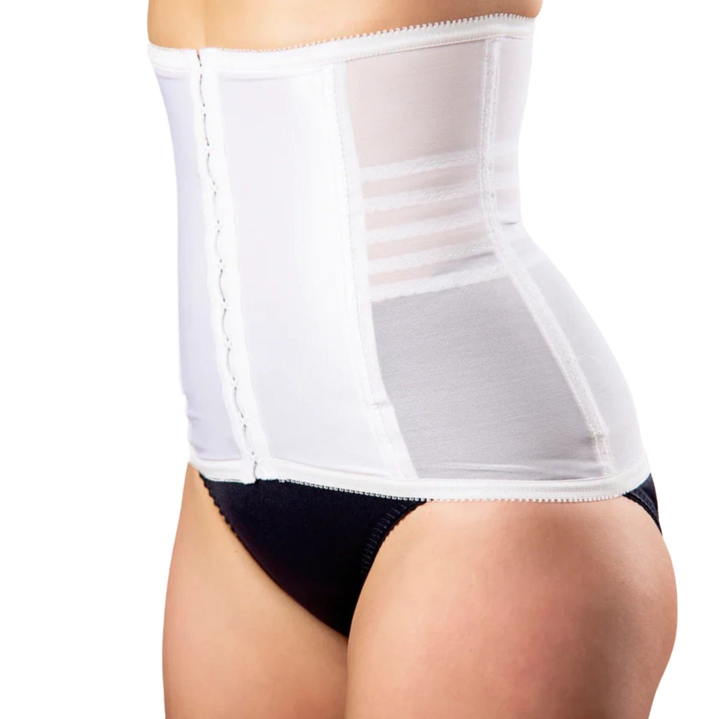 Style 821 | Shapette Powermesh Satin Panel Waist Cincher