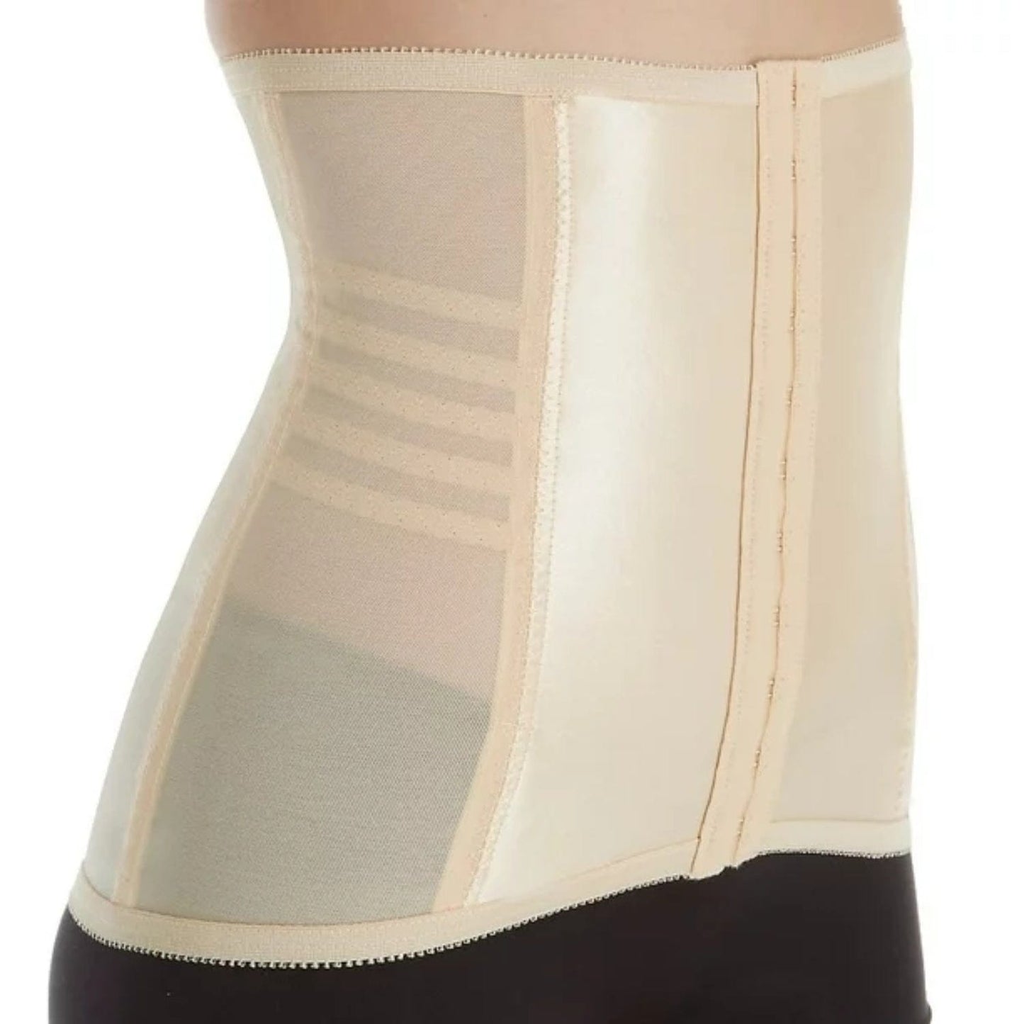 Style 821 | Shapette Powermesh Satin Panel Waist Cincher