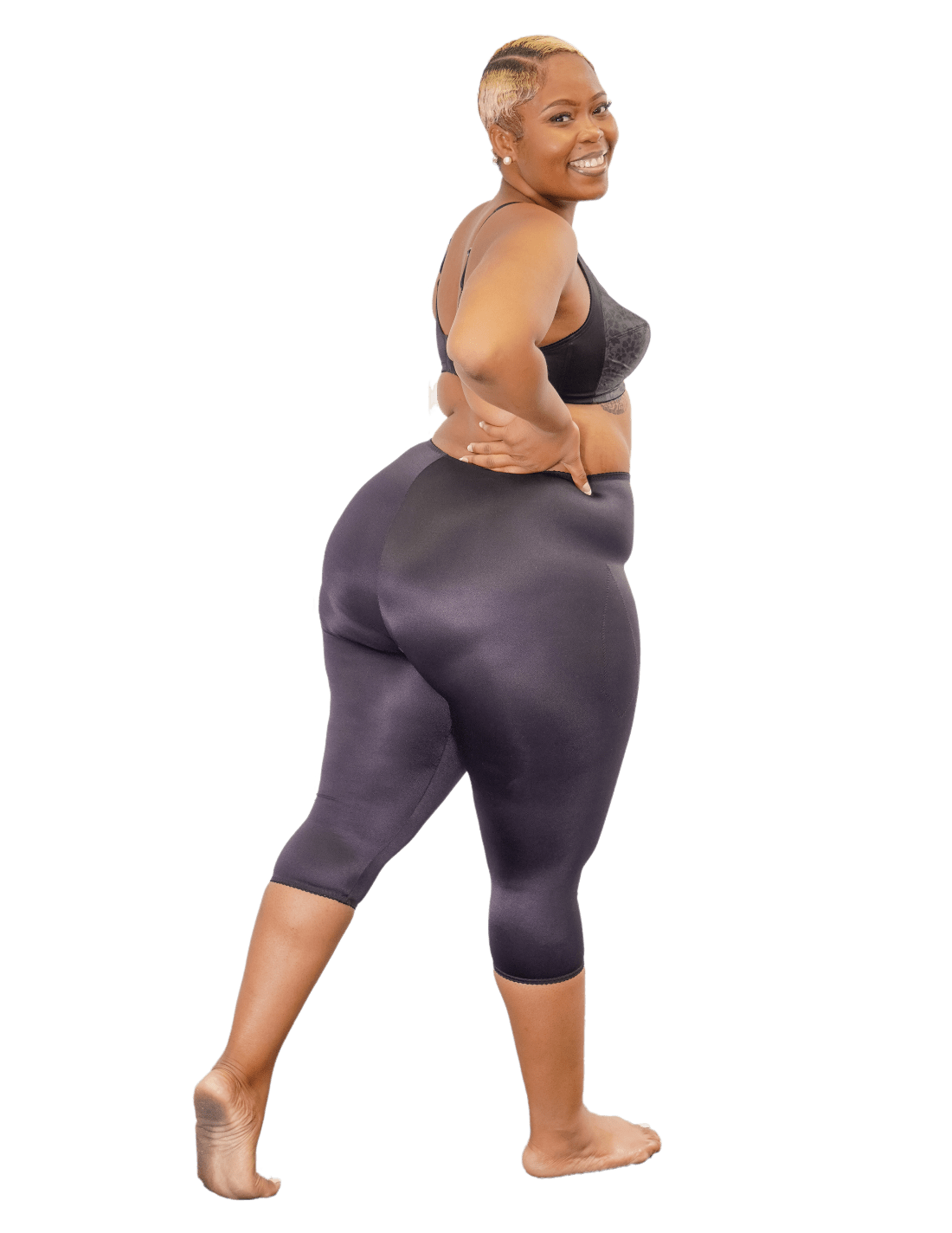 Style 920 | Capri Pant Liner Light Shaping | Satin 4-Way Stretch