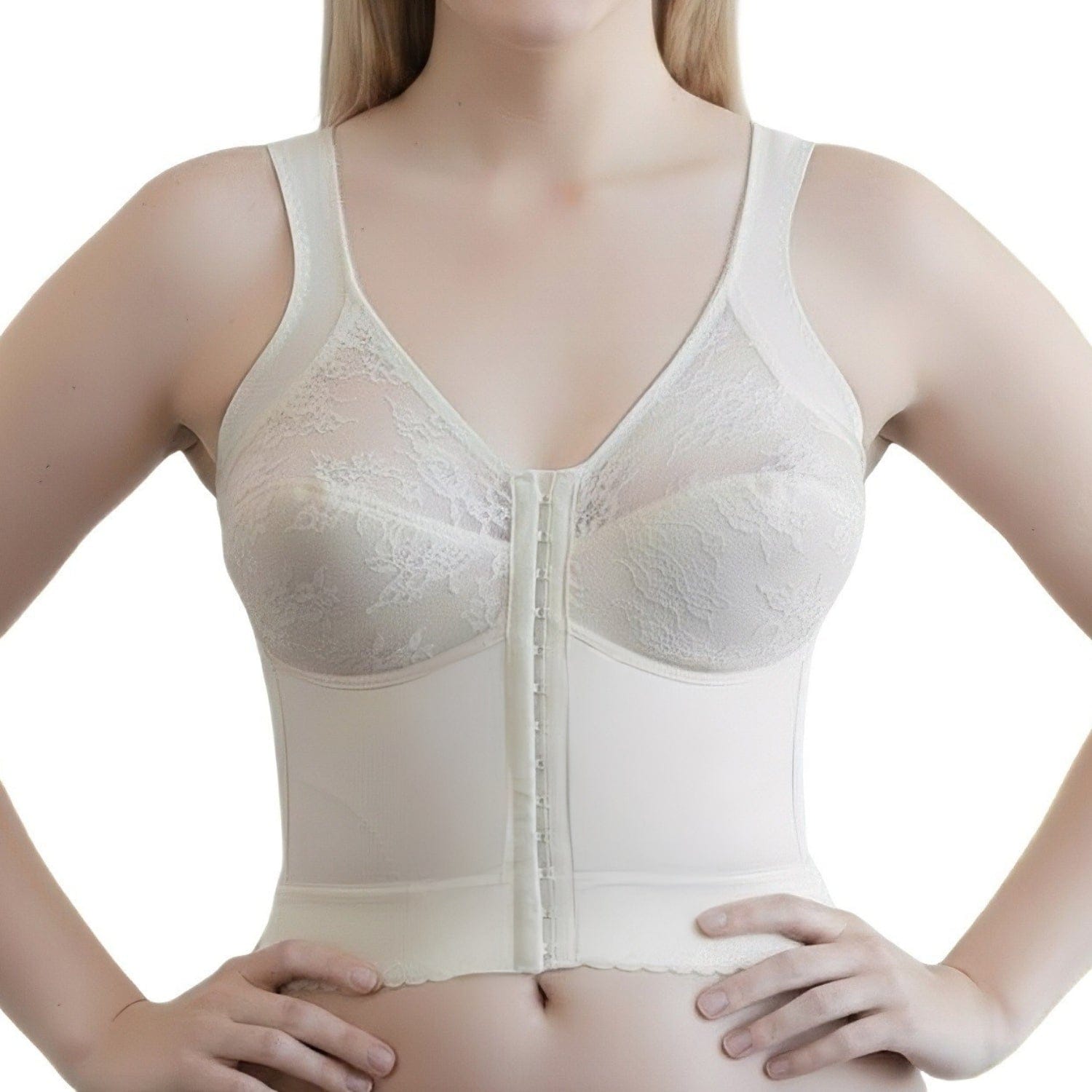 Front Closure Longline Bra with Back Support | Rago