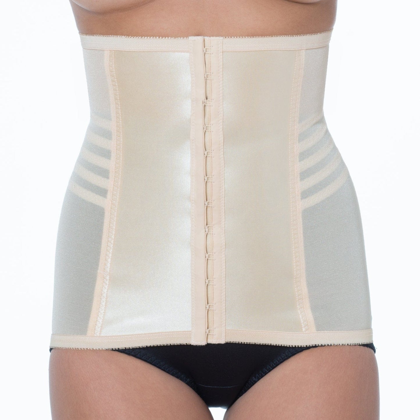 Style 821 | Shapette Powermesh Satin Panel Waist Cincher