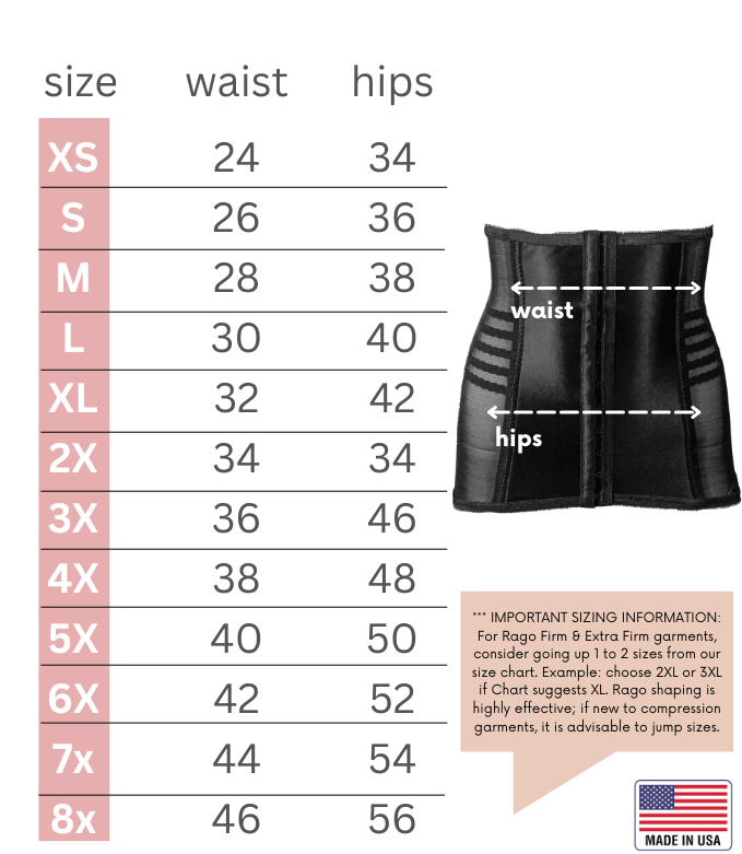 Style 821 | Shapette Powermesh Satin Panel Waist Cincher