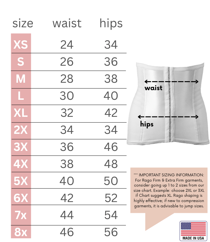 Style 821 | Shapette Powermesh Satin Panel Waist Cincher