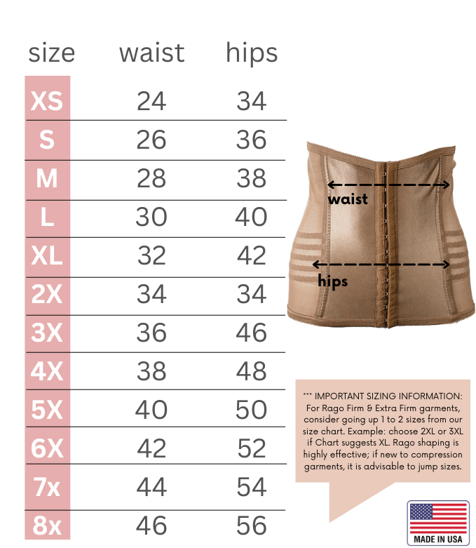 Style 821 | Shapette Powermesh Satin Panel Waist Cincher