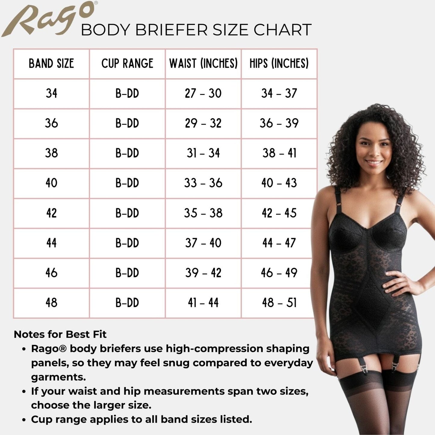 Style 9357 | Body Briefer Extra Firm Shaping - Black