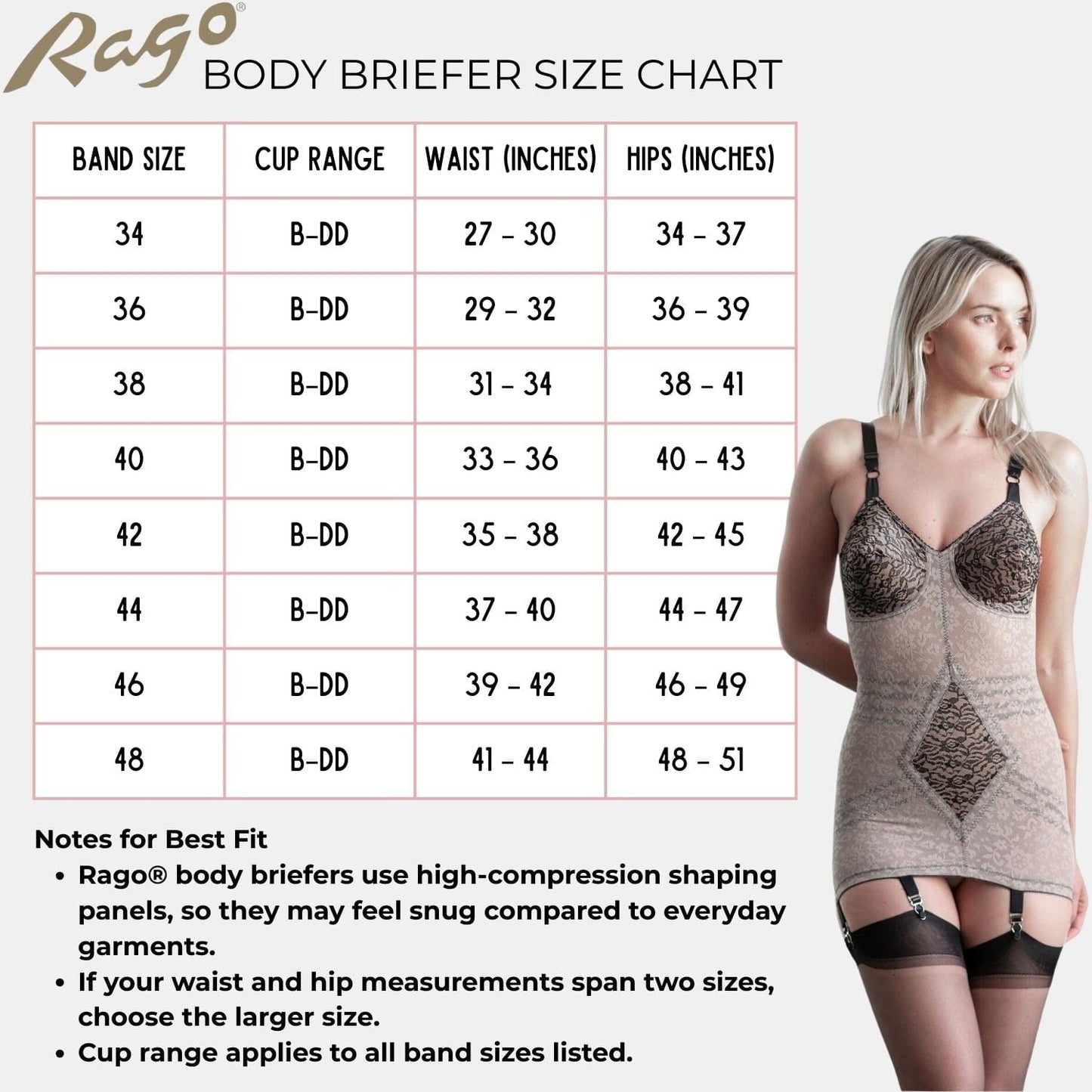 Style 9357 | Body Briefer Extra Firm Shaping - Mocha/Black