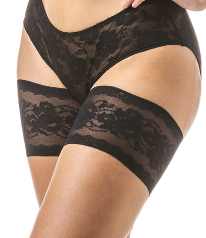 Peony Thigh Bands by Bandelettes® | Black
