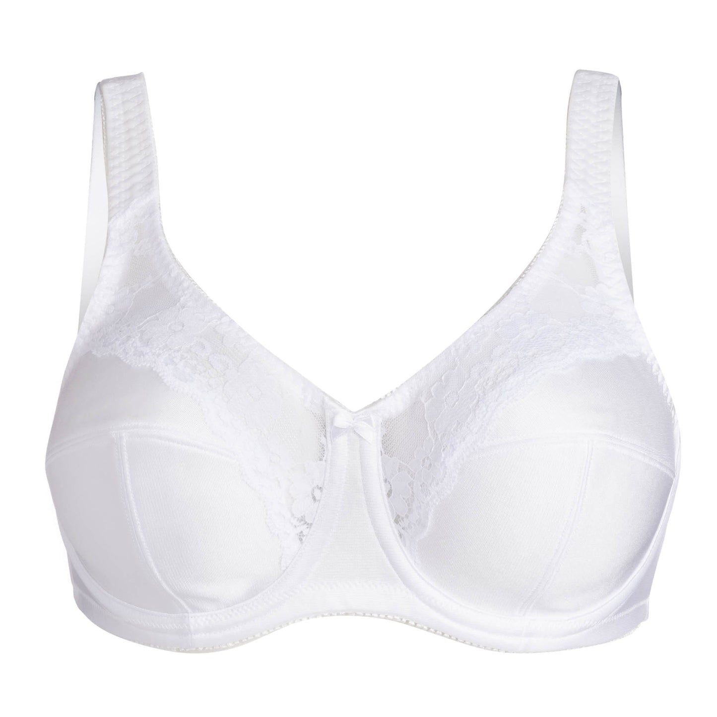 Style 7104 | Brand Full Figure Underwire Bra - White