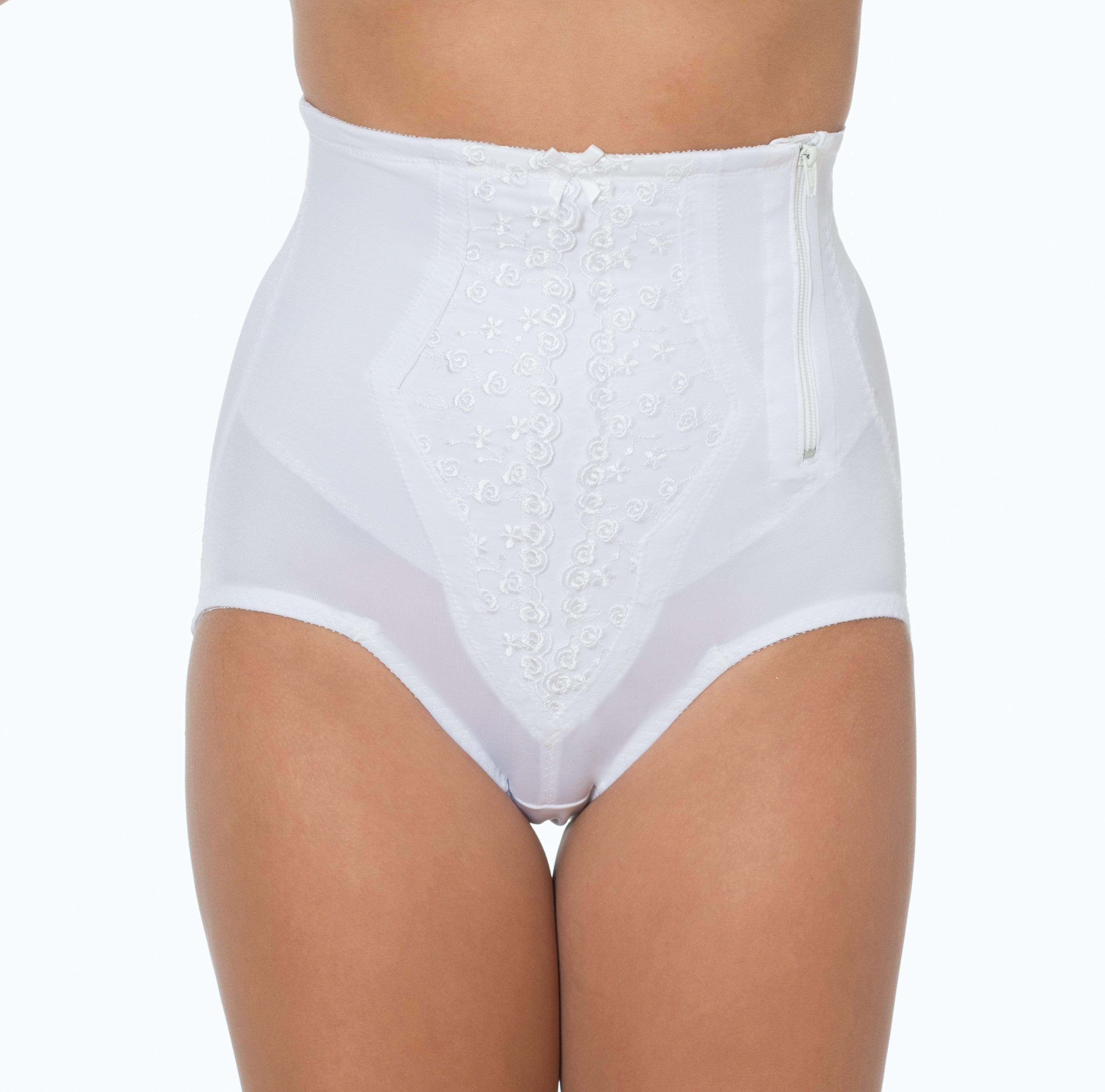 Women's Cortland Intimates 4239 High Waist Shaping Brief Panty (Black XL)