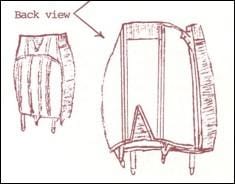 Style 6006 | Side Hook Girdle 15" Length (Forgotten Women Vintage Collection)