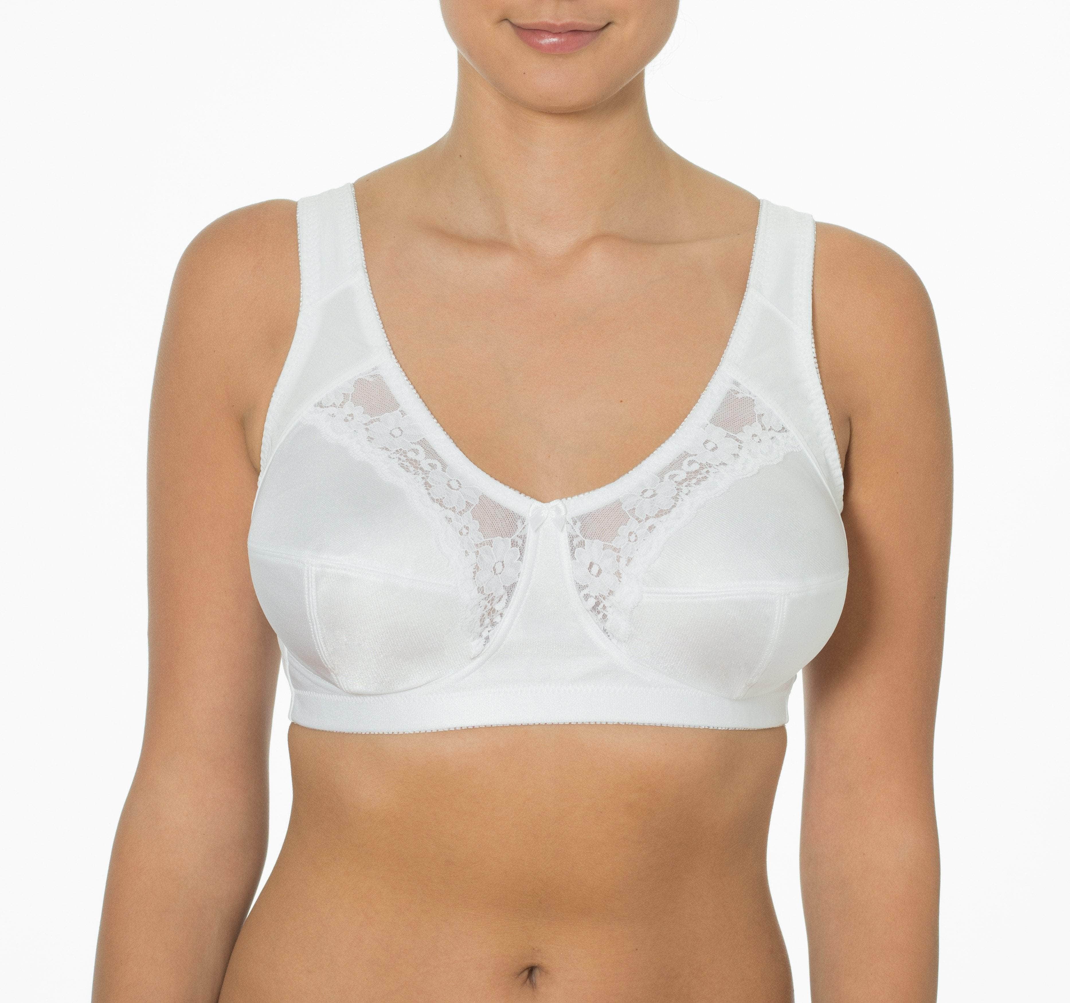 Women's Marlon Front Fastening Soft Cup Non Wired Bra Size 34-48