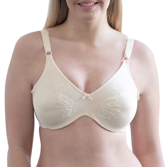 Style 7117 | Full Figure Seamless Underwire Minimizer Bra - Champagne