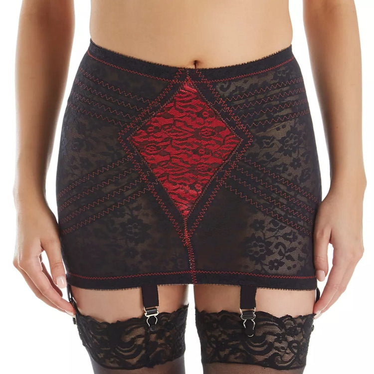 Rago 1357 Firm Tummy Shaping Open Bottom Lace Girdle