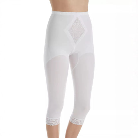 Style 6265 | Waistline Capri Pant Liner with Tummy Control Panel| Memory Compression Fabric | Medium Support