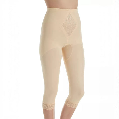 Style 6265 | Waistline Capri Pant Liner with Tummy Control Panel| Memory Compression Fabric | Medium Support