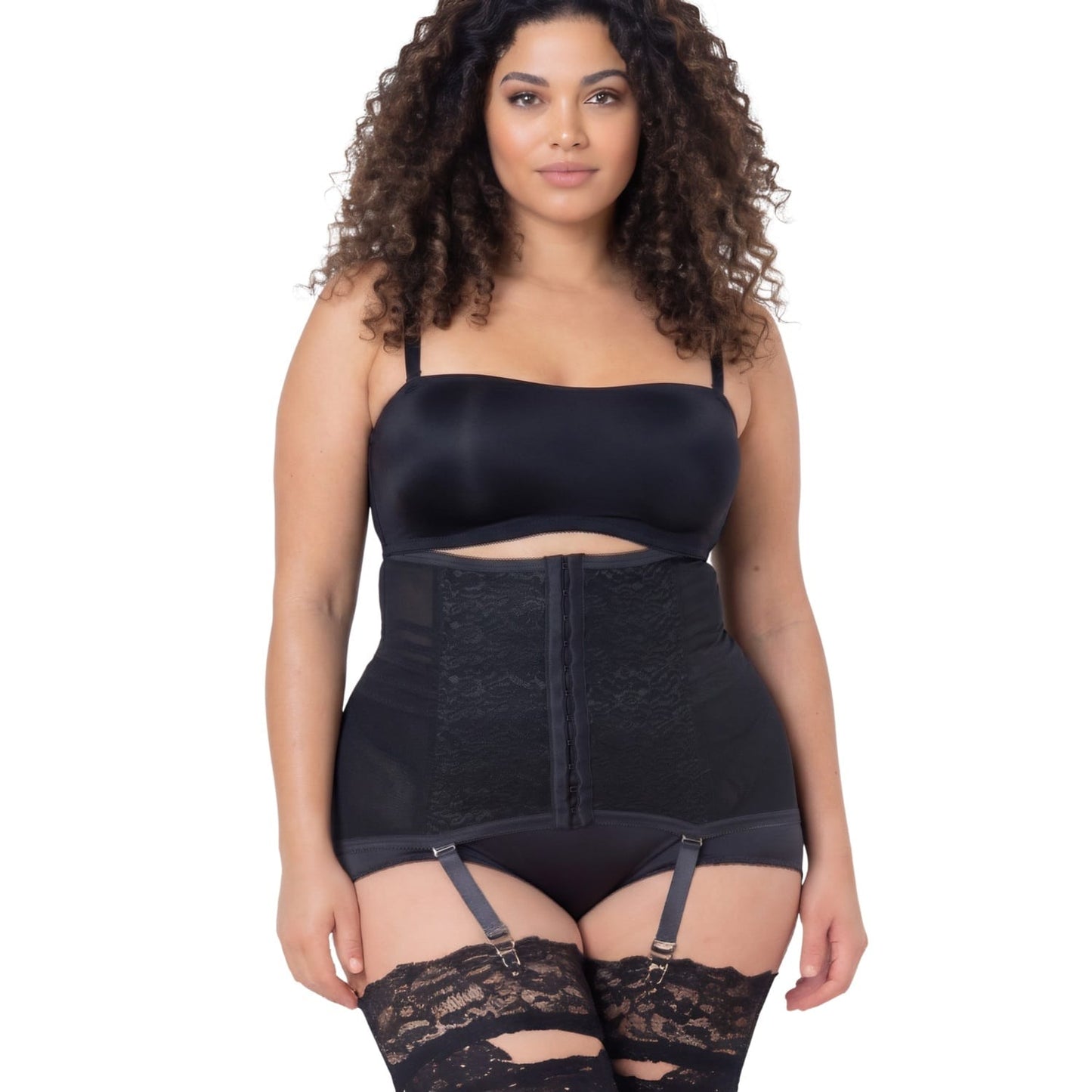 Style 21 | Waist Trainer / Girdle with Garters Firm Shaping