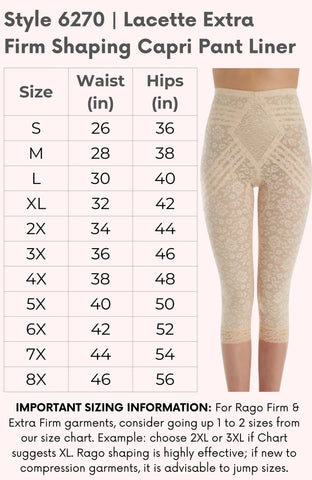 Style 6270 | Leg Shaper Leggings Extra Firm Shaping