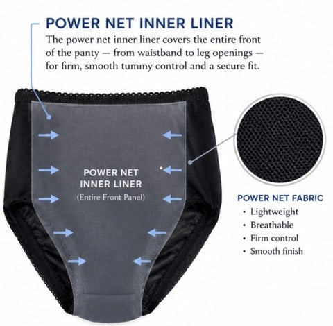 High Leg Light Shaping Tummy Control Panty with Inner lining | Style 510