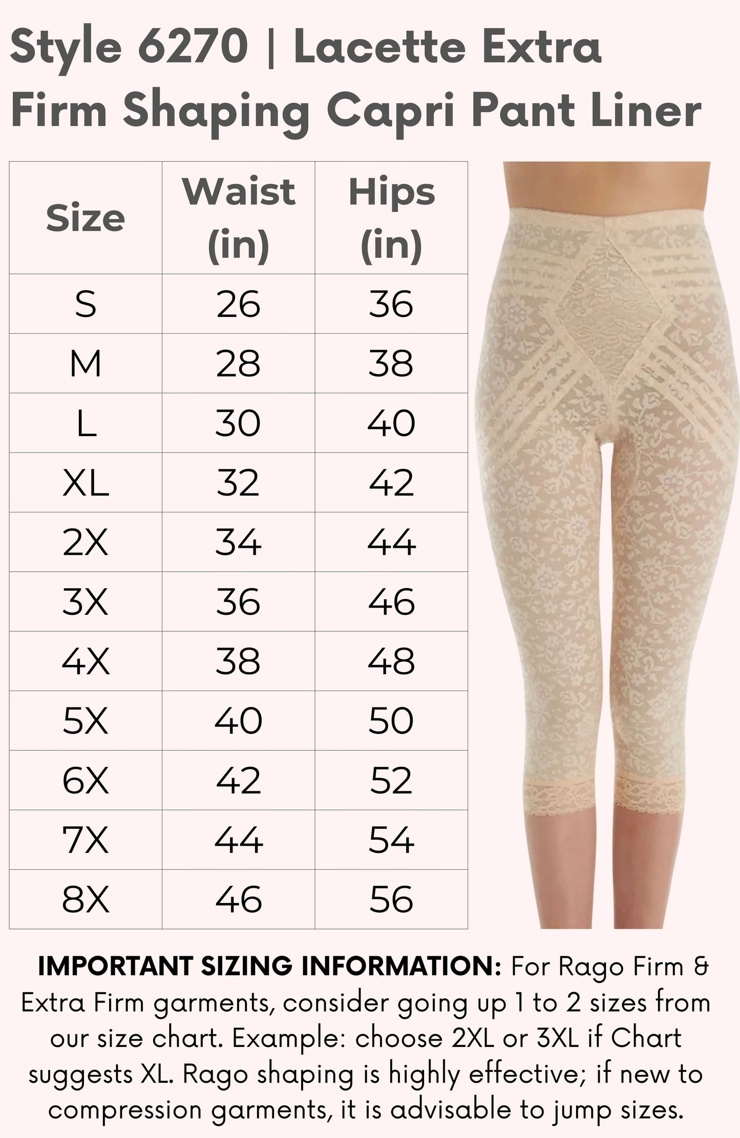 Style 6270 | Leg Shaper Leggings Extra Firm Shaping