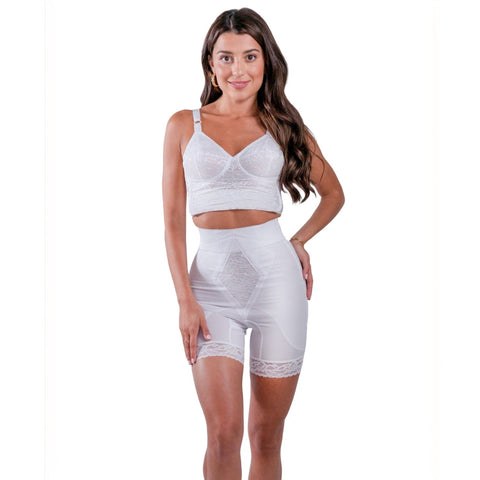 Style 6206 | High Waist Medium Control Thigh Slimmer | Memory Compression Fabric