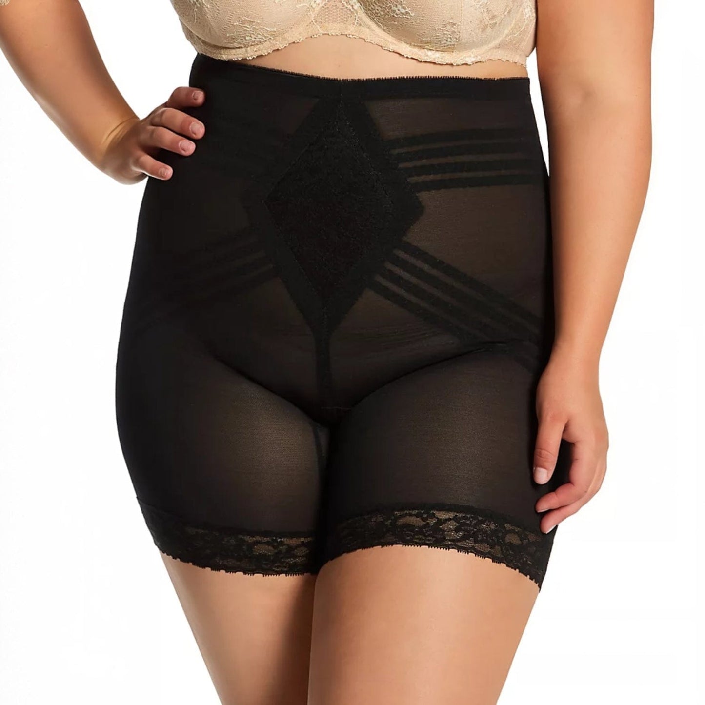 Style 679 | Power Mesh Fabric Waistline Thigh Slimmer | Firm to Extra Firm Support