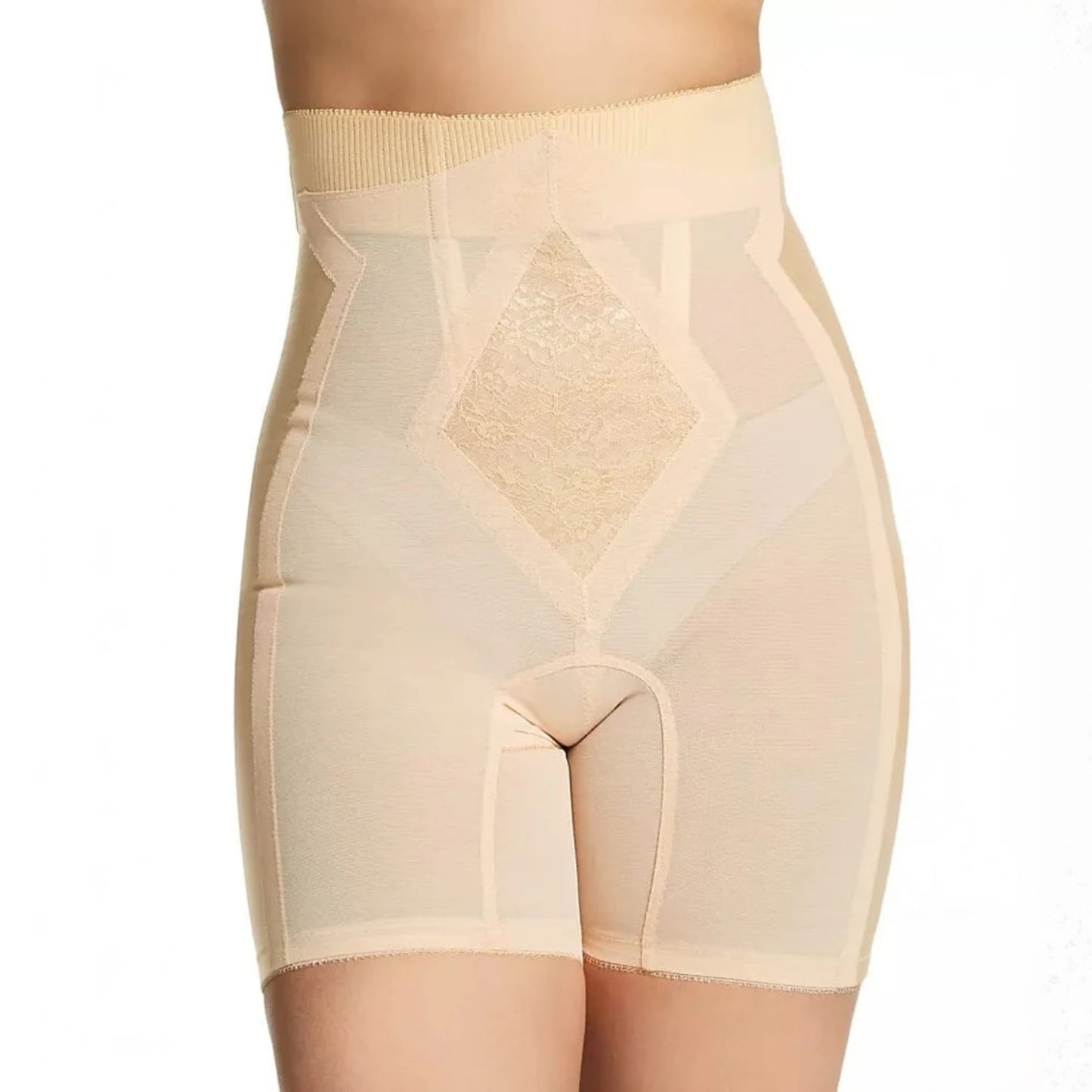 Style 696 | High Waist "No Top Roll" | Firm Control Girdle