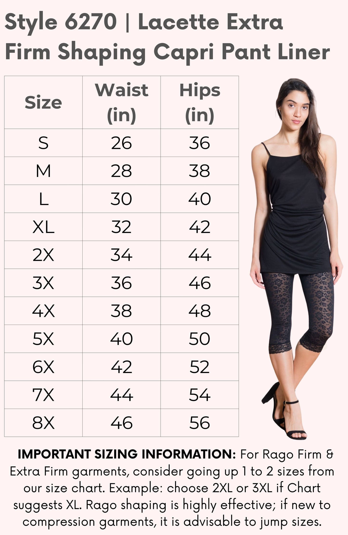 Style 6270 | Leg Shaper Leggings Extra Firm Shaping