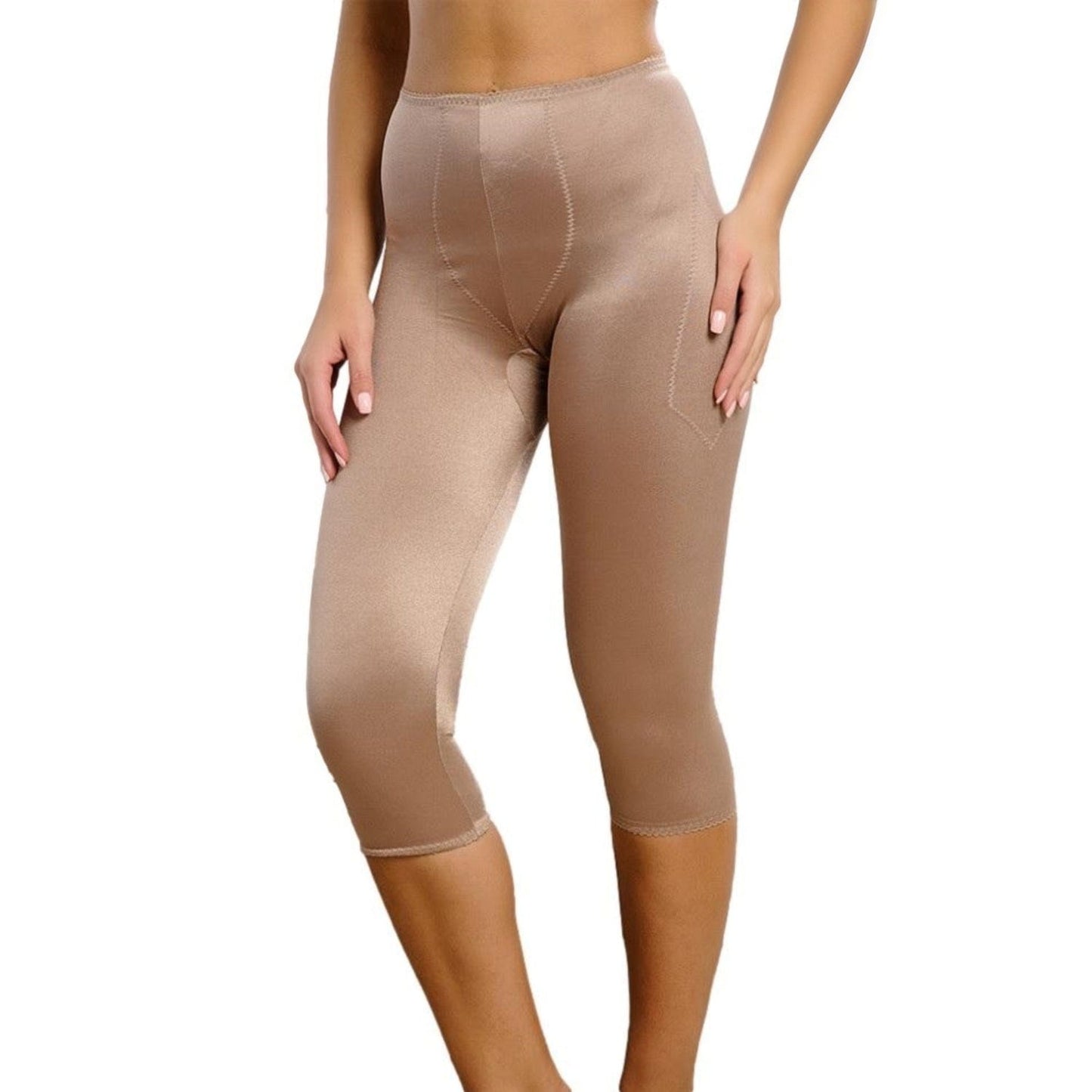 Style 920 | Capri Pant Liner Light Shaping | Satin 4-Way Stretch