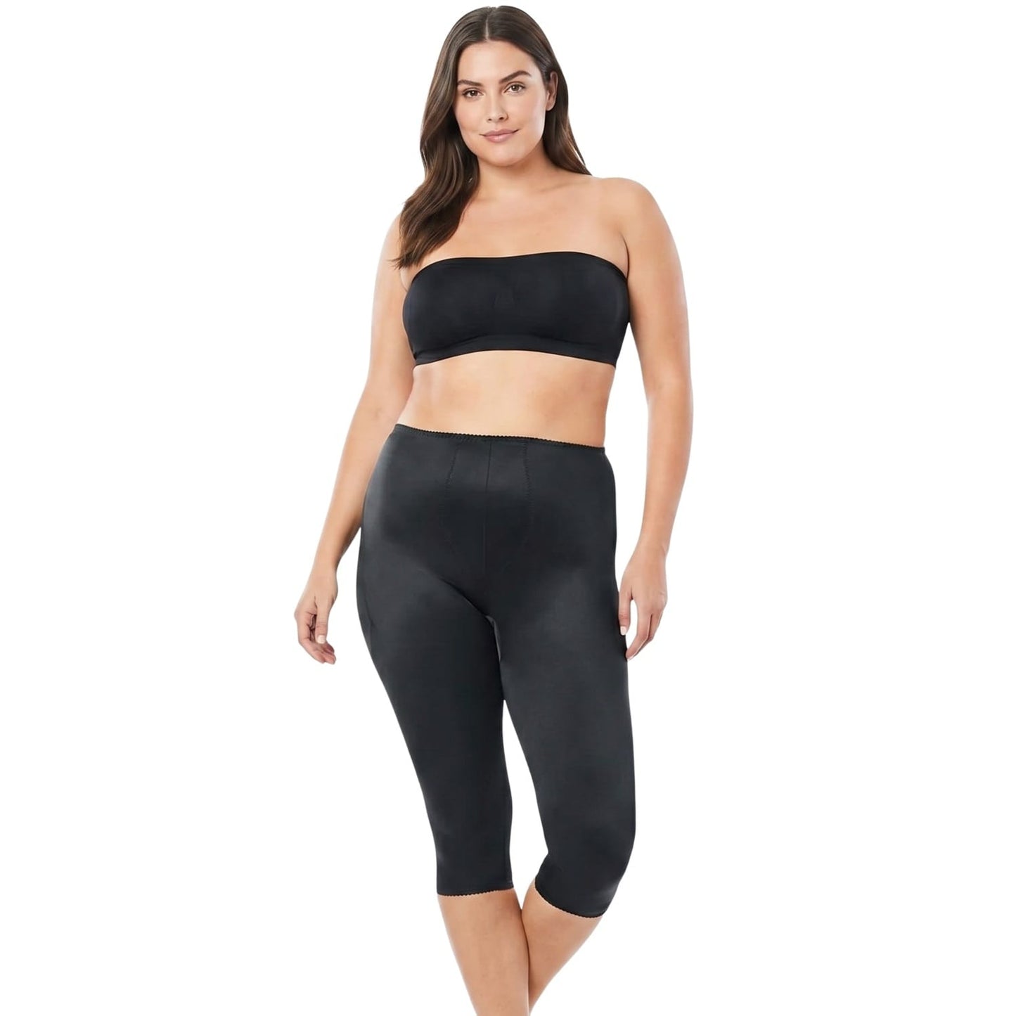 Style 920 | Capri Pant Liner Light Shaping | Satin 4-Way Stretch