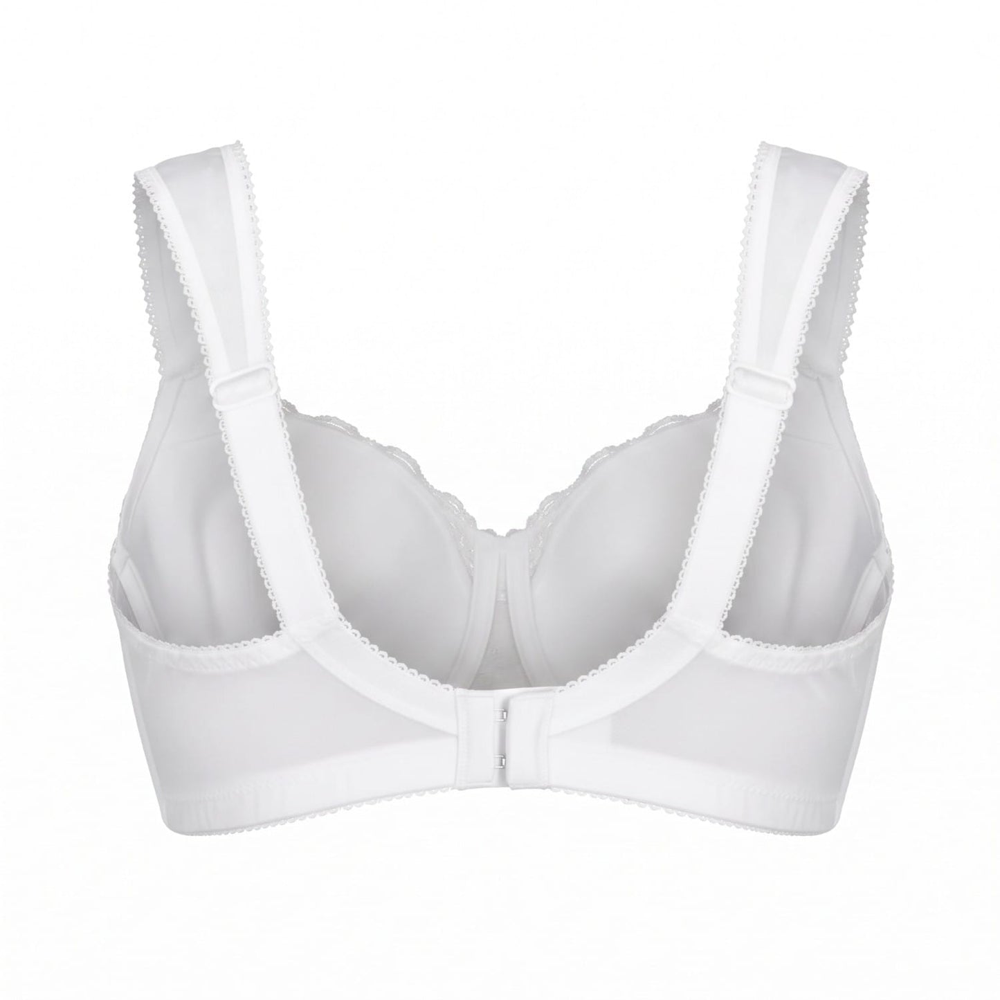 Style 7218 | Lace Wireless Bra - White