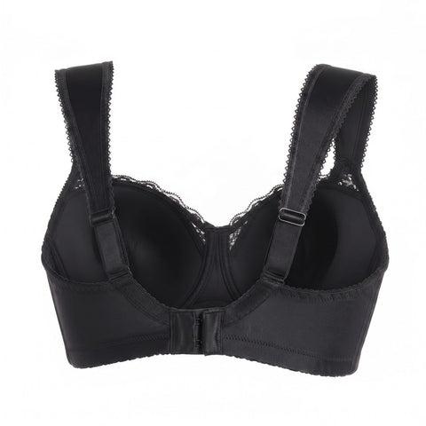 Style 7218 | Lace Wireless Bra - Black