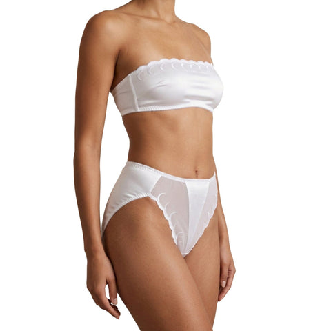 Scalloped High Cut Panty