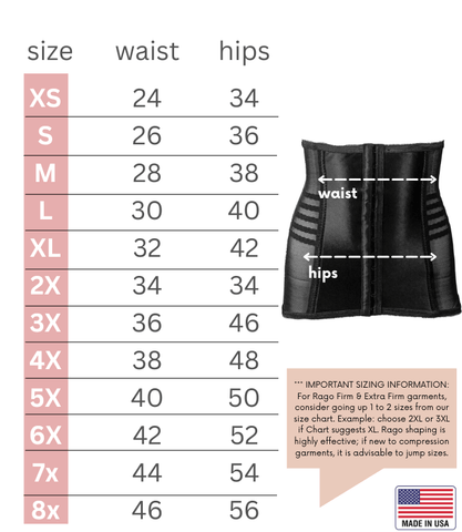 Style 821 | Shapette Powermesh Satin Panel Waist Cincher