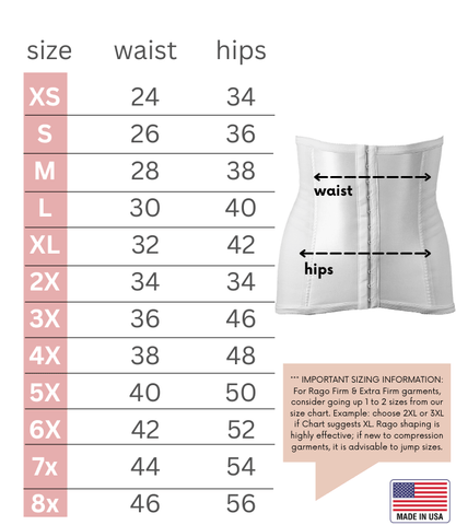 Style 821 | Shapette Powermesh Satin Panel Waist Cincher