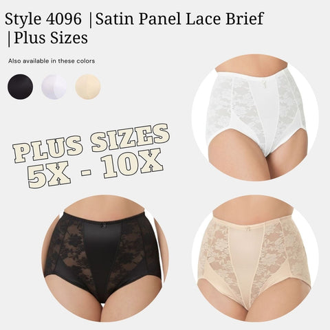 Style 4096 | Lace Brief | Plus Sizes