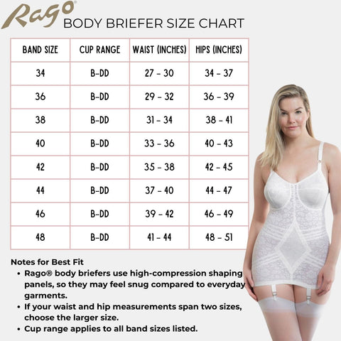 Style 9357 | Body Briefer Extra Firm Shaping  - White