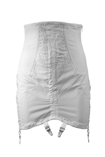 Rago Style 1365 - Open Bottom Girdle Medium Shaping, S, 26, White at   Women's Clothing store: Garters