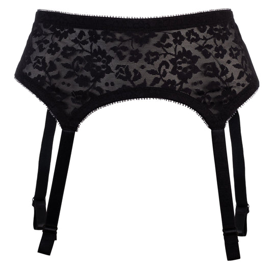 Women's Rago 1216 The Perky Lift Lace Torsette Bodysuit (Black S