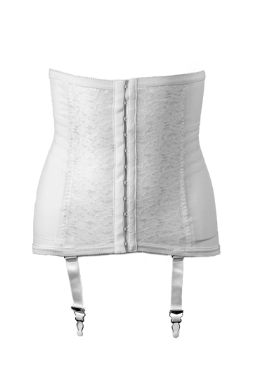 Rago Shapewear Waist Cincher with Garter Belt Style 21 - White - XLarge at   Women's Clothing store