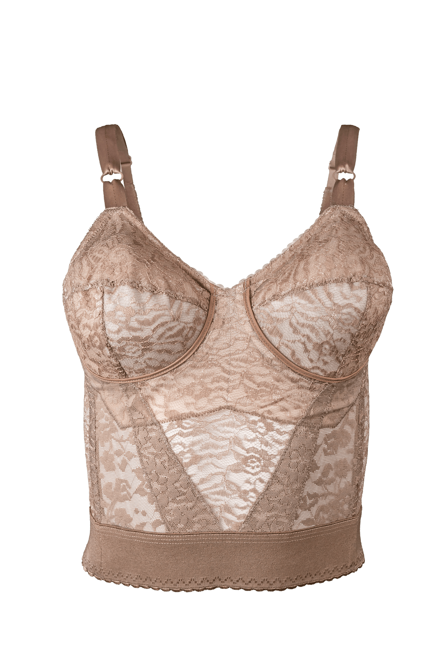  Customer reviews: Rago Style 2202 - Long Line “Expandable Cup”  Bra, 36DD, White